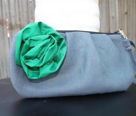 Pleated Zippered Clutch: Bridesmaid, Wedding